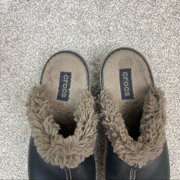 Crocs Cobbler Eva Faux Fur Clog Mules - Picture 3 of 6